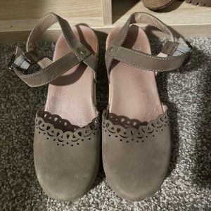 Dansko strap clogs